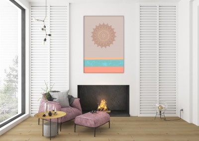 Oaza spokoju- zachód słońca