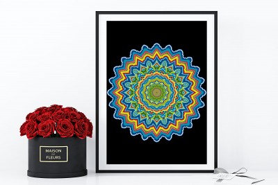 Energia na czarnym tle