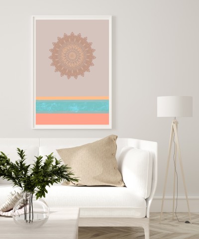 Oaza spokoju- zachód słońca